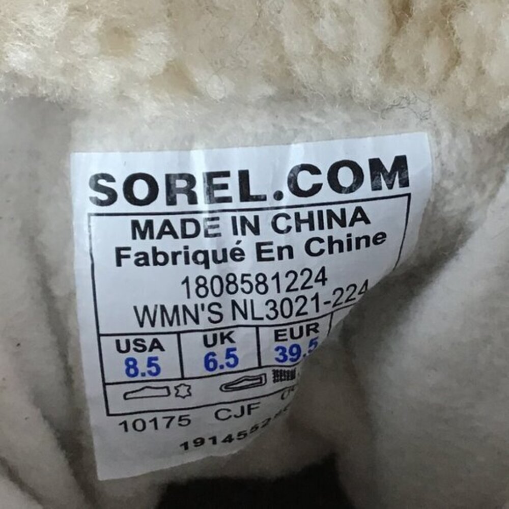 Sorel Women’s Joan of Arctic 2‎ Wedge Shearling Waterproof Snow Boot Size 8.5 - Picture 7 of 10